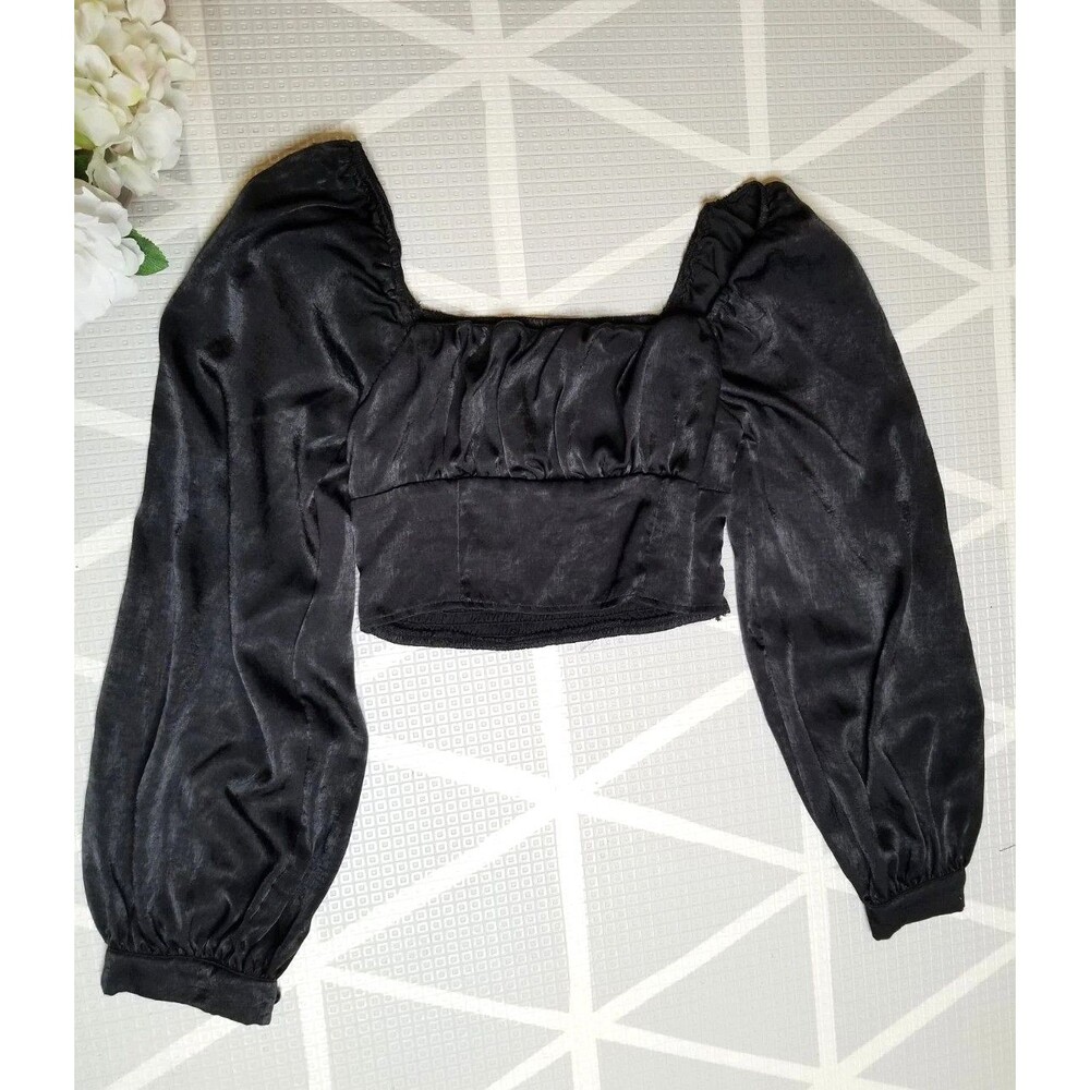 Womens Blouson S Long Sleeve Romantic Dark Fairy Whimsigoth Steampunk Victorian